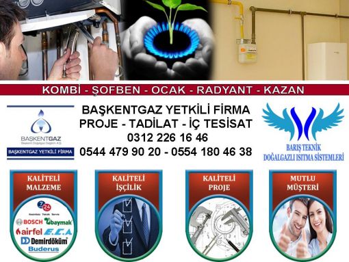 Başkentgaz yetkili firma 0312 226 16 46 Doğalgaz kaçak tamiri